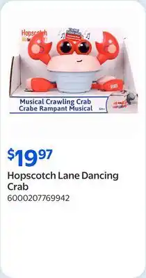 Walmart Hopscotch Lane Dancing Crab offer