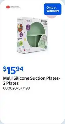 Walmart Melii Silicone Suction Plates- 2 Plates offer