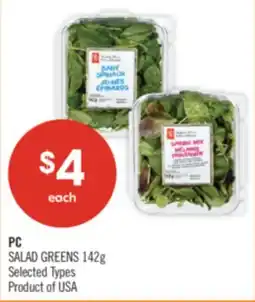 Shoppers Drug Mart PC SALAD GREENS offer