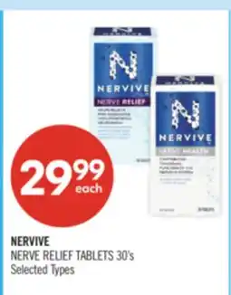 Shoppers Drug Mart NERVIVE NERVE RELIEF TABLETS offer