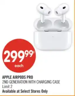 Shoppers Drug Mart APPLE AIRPODS PRO 2ND GENERATION WITH CHARGING CASE offer