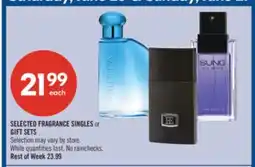 Shoppers Drug Mart SELECTED FRAGRANCE SINGLES or GIFT SETS offer