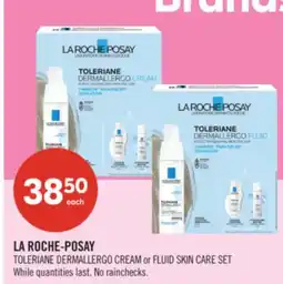 Shoppers Drug Mart LA ROCHE-POSAY TOLERIANE DERMALLERGO CREAM or FLUID SKIN CARE SET offer