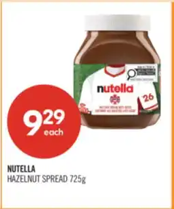 Shoppers Drug Mart NUTELLA HAZELNUT SPREAD offer