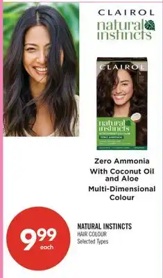 Shoppers Drug Mart NATURAL INSTINCTS HAIR COLOUR offer