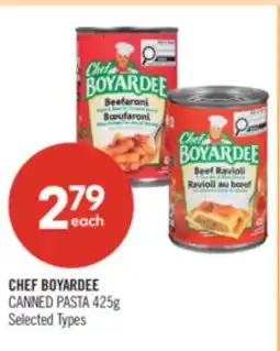 Shoppers Drug Mart CHEF BOYARDEE CANNED PASTA offer