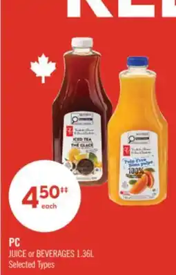 Shoppers Drug Mart PC JUICE or BEVERAGES offer