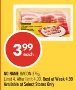 Shoppers Drug Mart NO NAME BACON offer