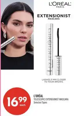 Shoppers Drug Mart L'ORÉAL TELESCOPIC EXTENSIONIST MASCARA offer