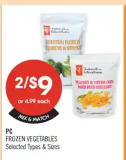 Shoppers Drug Mart PC FROZEN VEGETABLES offer