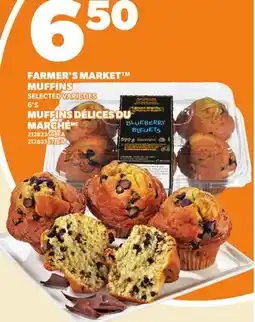 Independent City Market FARMER'S MARKET MUFFINS, 6'S offer