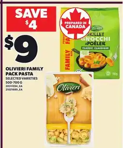 Independent City Market OLIVIERI FAMILY PACK PASTA offer