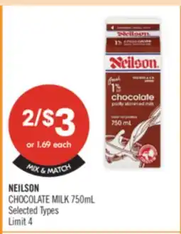 Shoppers Drug Mart NEILSON CHOCOLATE MILK offer