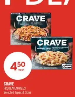 Shoppers Drug Mart CRAVE FROZEN ENTREES offer