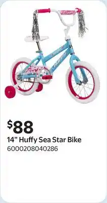 Walmart 14 Huffy Sea Star Bike offer