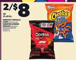 Independent City Market DORITOS TORTILLA, 210-235 G OR CHEETOS CHEESE SNACKS, 250-285 G offer