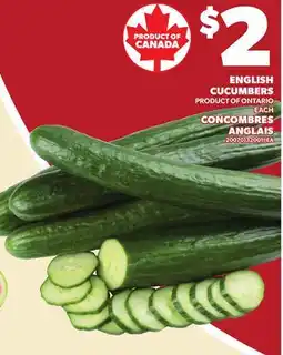 Independent City Market ENGLISH CUCUMBERS offer