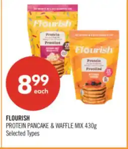 Shoppers Drug Mart FLOURISH PROTEIN PANCAKE & WAFFLE MIX offer