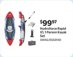 Walmart Hydroforce Rapid X1, 1 Person Kayak Set offer