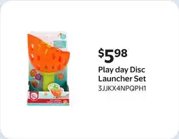 Walmart Play day Disc Launcher Set​ offer