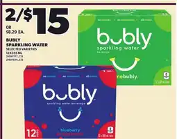 Independent City Market BUBLY SPARKLING WATER offer