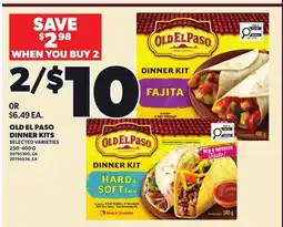 Independent City Market OLD EL PASO DINNER KITS offer