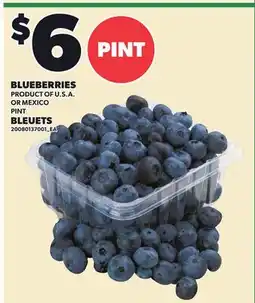 Independent City Market BLUEBERRIES, PINT offer