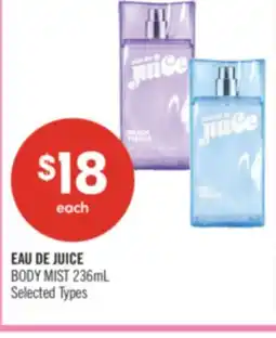 Shoppers Drug Mart EAU DE JUICE BODY MIST offer