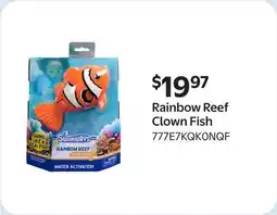 Walmart Rainbow Reef Clown Fish offer