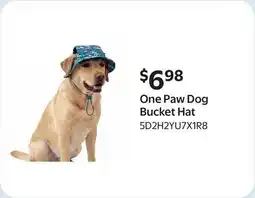 Walmart One Paw Dog Bucket Hat offer