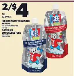 Independent City Market ICEE BRAND FREEZABLE TREATS offer