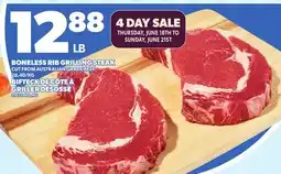 Independent City Market BONELESS RIB GRILLING STEAK offer