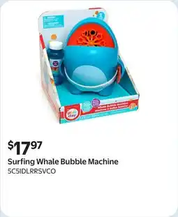 Walmart Surfing Whale Bubble Machine offer