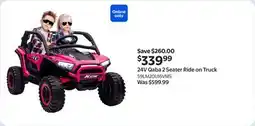 Walmart 24V Qaba 2 Seater Ride on Truck offer