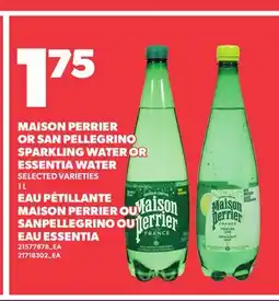 Independent City Market MAISON PERRIER OR SAN PELLEGRINO SPARKLING WATER OR ESSENTIA WATER offer