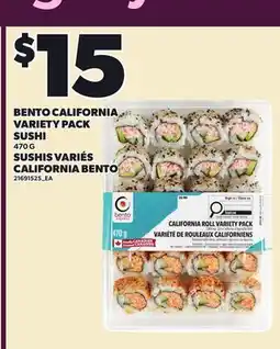 Independent City Market BENTO CALIFORNIA VARIETY PACK SUSHI offer
