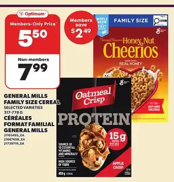 Independent City Market GENERAL MILLS FAMILY SIZE CEREAL offer
