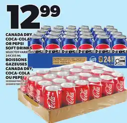 Independent City Market CANADA DRY, COCA-COLA OR PEPSI SOFT DRINKS offer