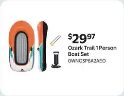 Walmart Ozark Trail 1 Person Boat Set offer