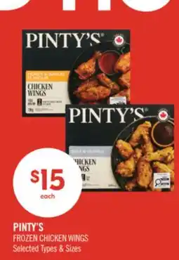 Shoppers Drug Mart PINTY'S FROZEN CHICKEN WINGS offer