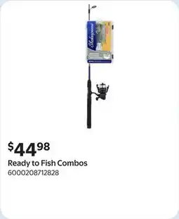 Walmart Ready to Fish Combos offer