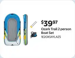 Walmart Ozark Trail 2 person Boat Set offer