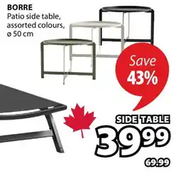 JYSK BORRE Patio side table offer