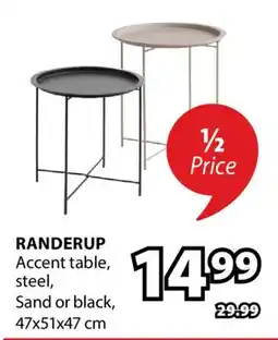 JYSK RANDERUP Accent table offer