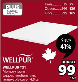 JYSK WELLPUR T31 offer