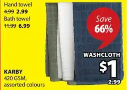 JYSK KARBY WASHCLOTH offer