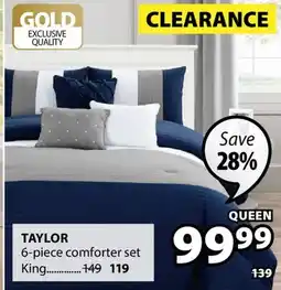 JYSK TAYLOR 6-piece comforter set offer