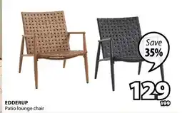 JYSK EDDERUP Patio lounge chair offer