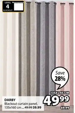JYSK DARBY Blackout curtain panel offer