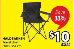 JYSK HALDBAKKEN Travel chair offer